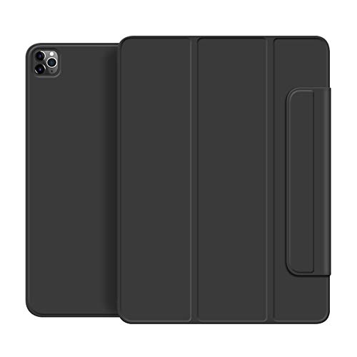 Capa iPad Pro 12.9″ 4a Geração WB - Magnética Ultra Slim Com Alça Preta