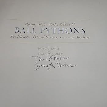 Hardcover Ball Pythons : Their History, Natural History, Care and Breeding Book