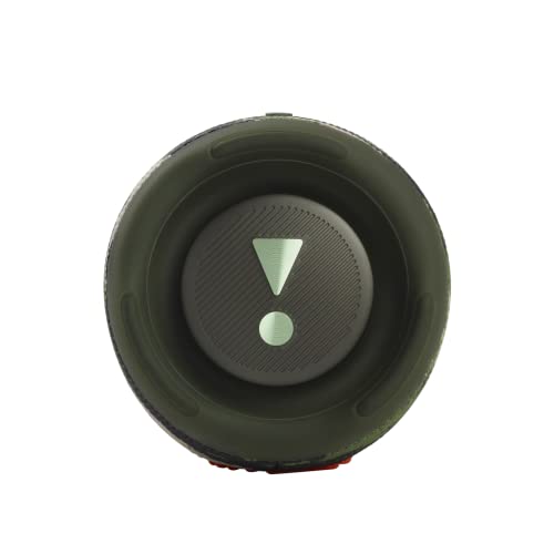 Image of JBL Charge 5 Waterproof Portable Speaker with Built in Powerbank and gSport Carbon Fiber Case (Green Camo)