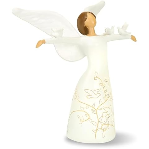 Hand-Painted Angel Figurines for Home Decor Cover