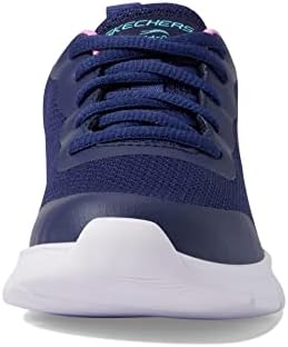 Skechers Kids Girls Skech-Air Airmatic-Sleek Lo Sneaker, Navy/Periwinkle, 12.5 Little Kid | Image 5
