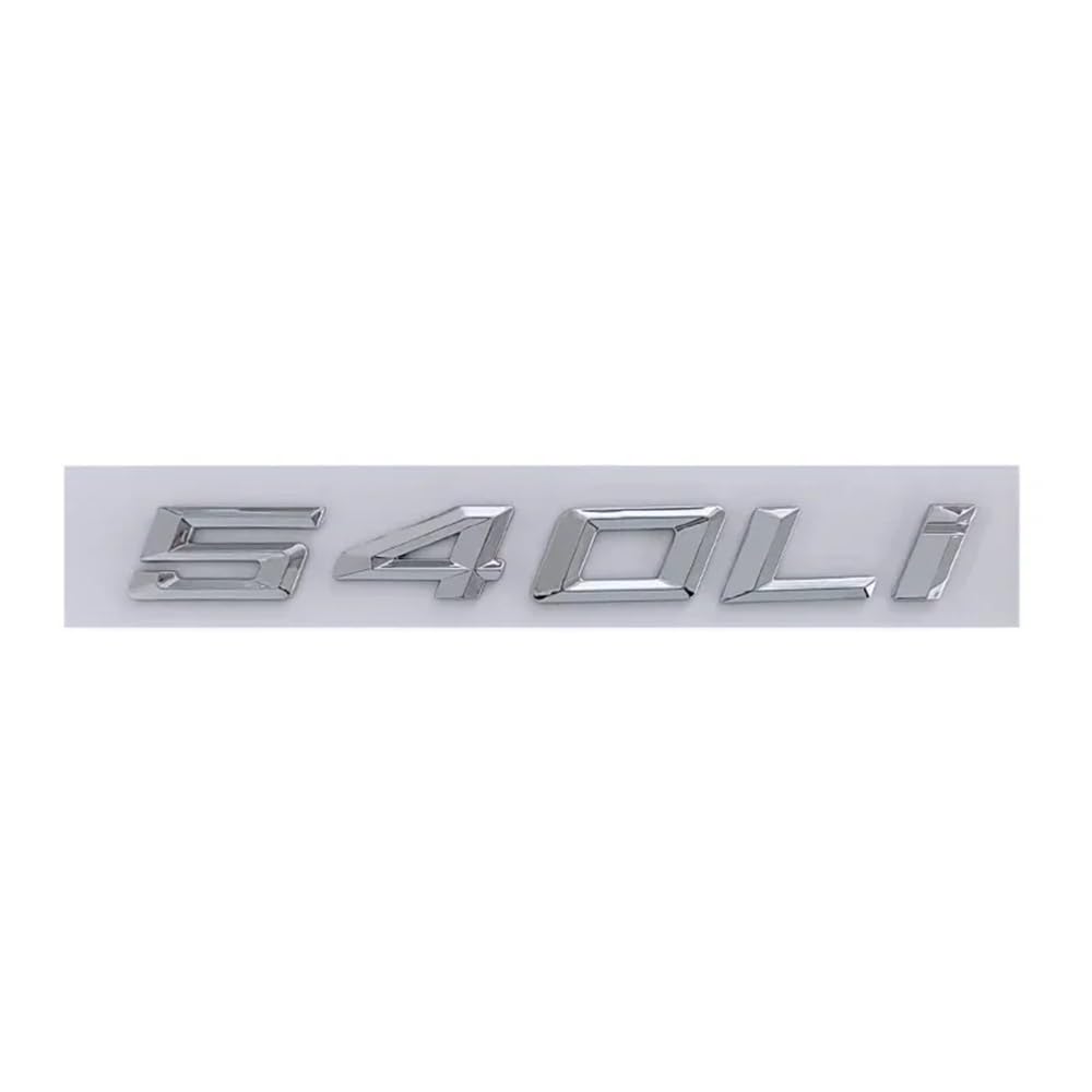 YTQMoreBNZ YYDStes ABS Car Sticker Trunk Emblem Badge Fender Side Decals Compatible With BMW 520Li 528Li 530Li 730Li 740Li 750Li