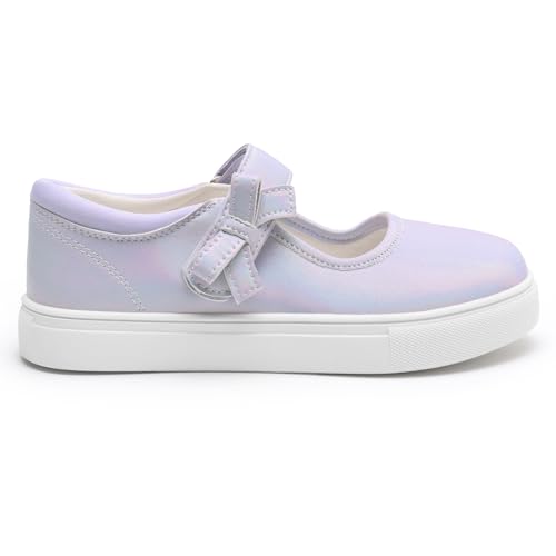 Rihero Girls Sneakers Kids School Uniform Mary Jane Shoes Casual Walking Shoes for Toddler Little Big Kids2