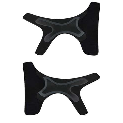 Mauedest 1 par de correas de soporte para el tobillo ajustables para la prevención de esguinces del pie protección para el pie Fitness M fácil de usar negro