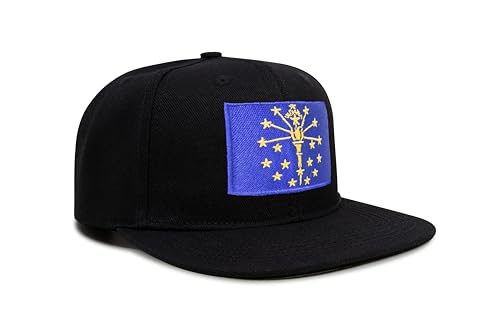 Image of International Tie State Hat for Men and Women, Adjustable Snapback Trucker Baseball Cap with Embroidered Patch