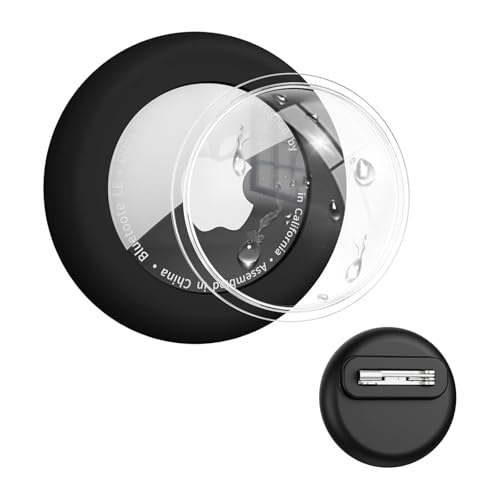 PAIFIEVD For Air Tag �P�[�X �q�� �h�� Air tag �L�[�z���_�[ TPU�� �S�ʕی� �G�A�^�O�P�[�X �����^�тɕ֗� �� �ϏՌ�/�C���h�~ �G�A�^�O �L�[�z���_�[ �q���A����ҁA�y�b�g�A�o�b�N�p�b�N�A�ו��ɍœK (Black)