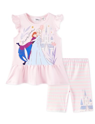 Image of Disney Minnie Mouse Frozen Princess Marvel Toddler Girls Clothes Long Sleeve Sweatshirt + Leggings 2pcs Outfits Set 2-6Y
