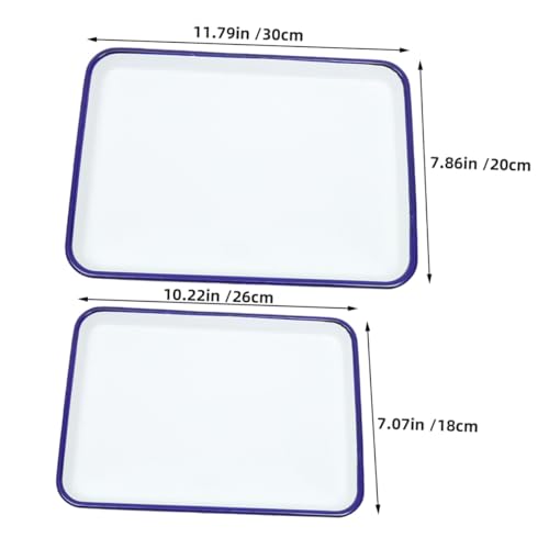 Plaques de cuisson émail de qualité supérieure blanches pour four - 3