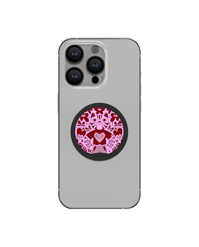 Image of DailyObjects Purr Man Moto Compatible with Magsafe Phone Grip