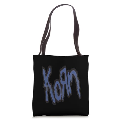 Bolso Tote con logo azul Korn miniatura 1