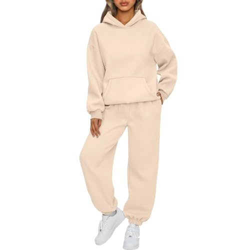 Amazon.com: Women 2 Piece Matching Set Lounge Hoodie Sweatsuit