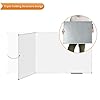 VIZ-PRO Large Magnetic Whiteboard/Foldable Dry Erase Board, 96 X 48 Inches, Wall Mounted White Board for School Office and Home 8' x 4'
