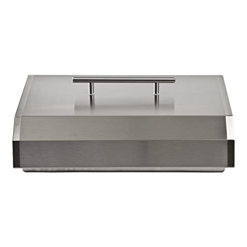 Kenyon B96003 Frontier Top Handle Insulated Lid, Grill Handle, Marine-Grade Stainless Steel, Flat Top Grill Accessory, Heat Resistant, Suitable For Kenyon No-Lid Electric Grill, Dishwasher Safe