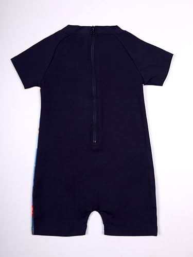 Image of KiddoPanti Boys & Girls Half Sleeve Mid Thigh Length Swim Suit