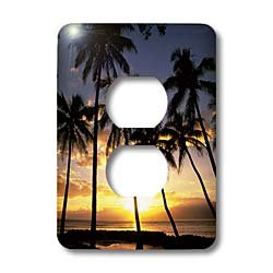 Coucher de soleil Lahaina Maui sur vos 2 prises pour un salon évasion