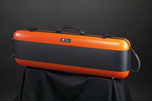 �y�V���i�zLION �o�C�I�����p�J�[�{���P�[�X �I�u�����O(�l�p�^) LION Violin Carbon Fiber Case Oblong (�s���A�I�����W)