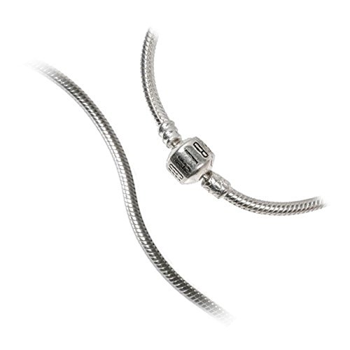 Carlo Biagi 17 cm clip logo Bead pulsera con extra de clip para European Beads colgante BRCS17