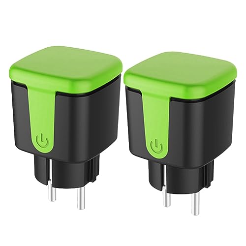Feriany Enchufe Inteligente Wifi una Prueba de Agua, Enchufe Inteligente con Control de Voz para TeléFono MóVil, Enchufe de Interruptor InaláMbrico (Enchufe de la UE)