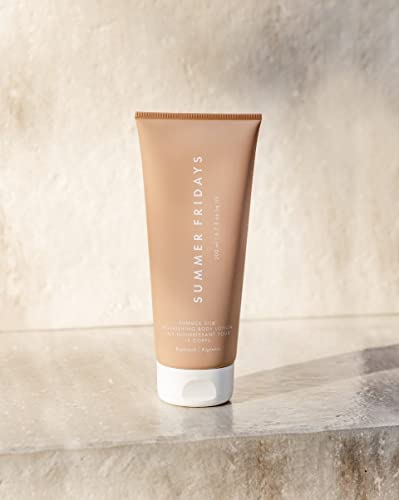 Summer Fridays Summer Silk Nourishing Body Lotion - Coconut and Vanilla Fragrance, Vegan Butters and Oils - Hydrating Skin - 6.7 Fl Oz