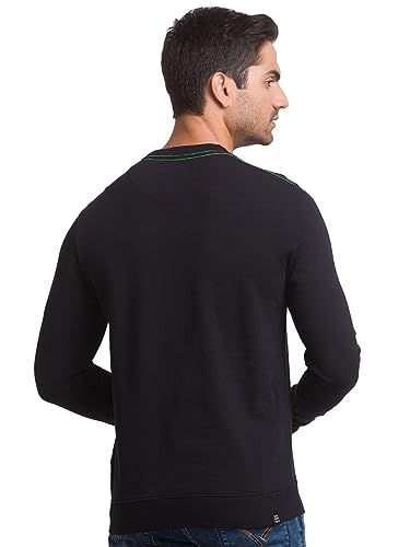 Image of Being Human Forest Green Regular Fit Men's Sweatshirt Clothing