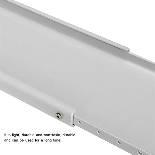 Kit d'aération de Fenêtre pour Climatiseur, Déflecteur Souple 2 Pièces Réglable, Longueur Maximale de 110 Cm, Plaque d'étanchéité de Fenêtre Réglable (Couleur Assortie)