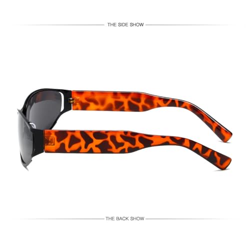 Lunettes de soleil ovales rétro de qualité supérieure avec verres dégradés - 7
