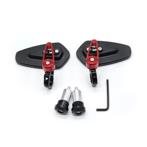 Espejos retrovisores de manillar de 7/8 pulgadas para moto Suzuki en color negro 3