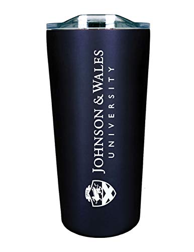 The Fanatic Group Johnson & Wales Double Walled Soft Touch Tumbler, Design-3 - Navy