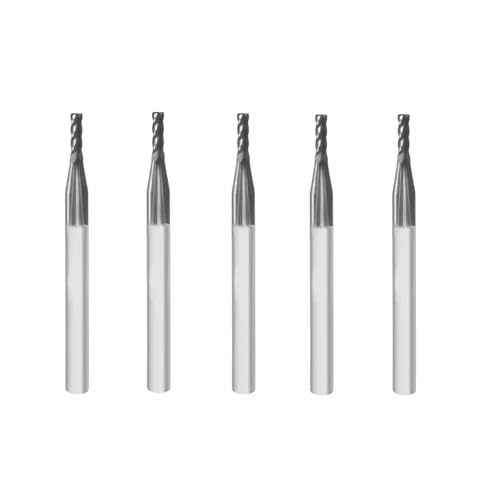 Image of 1 /16 inch End Mill Bits, Square Carbide End Mill with 4 Flutes,ALTiN Coated, HRC 55, Professional Router Bits for CNC & DIYes to Milling Alloy Steels /Hardened Steels (5Pcs)
