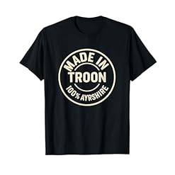 Discover Your Style: Order the Troon Scotland 100% Ayrshire Badge T-Shirt – weeplumbing.co