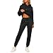 Jogginganzug Damen-Jogginghose Hoodie Trainingsanzug Sporthose Hausanzug Set Kapuzenpullover Sweatjacke Jogging Anzug mit Kapuze Zweiteiler Tracksuit Freizeitanzug Sportanzug Lang, S-3XL