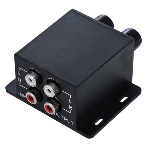 Janasiba 2 x samochodowy regulator audio VerstäRker Subwoofer Stereo Equalizer Controller 4
