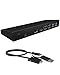 Produktbild ICY BOX USB-C Docking Station (14-in-1) für 3 Monitore (3x HDMI & 2x DP), 5K 30Hz | 4K 60Hz, 6-fach USB 3.0 HUB, 60W Power Delivery, Gigabit Ethernet, Audio, IB-DK2244AC