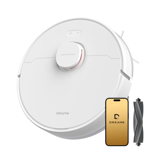 dreame D10s Robot Vacuum Cleaner and Mop, 5000Pa Power Suction, LDS Navigation, Up to 280 Minutes Runtime, App Control, AU Model