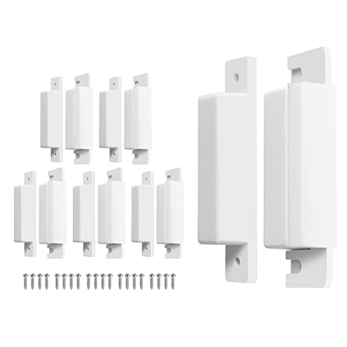Dairzitv MC-31 Surface Mount Wired NC Door Contact Sensor Alarm Magnetic Reed Switch White 5 Pair