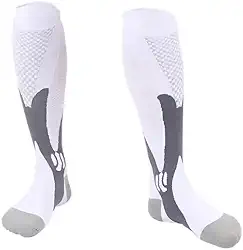 Meia de Compressão Tratamento Pratica Esportiva Má Circulação Alivio Esportes Tam. 40 ao 44