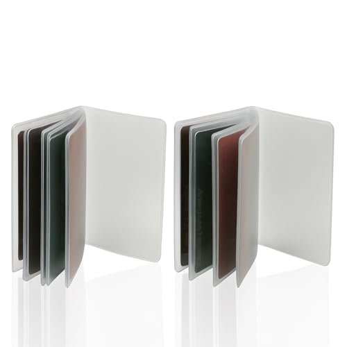 MARSHAL Set of 2-6 Page Plastic Wallet Insert for Trifold Inner Load by Caveilio2