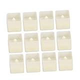 DIYEAH 12Stücke LED Teelichter Flammenlose Kerzenlichter mit Batterie Warmweiß für Party Hochzeit Tischdekoration und Entspannende Nachtlampe