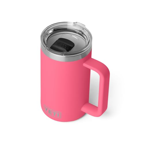 YETI Rambler 24 oz Ceramic Lined Stackable Mug, Tropical Pink - image 3