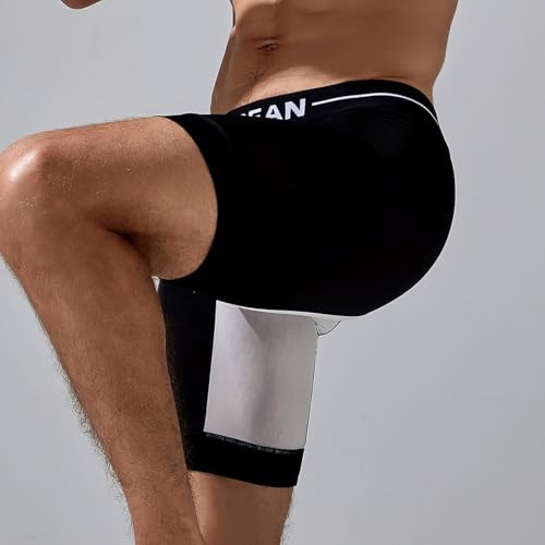 Mens Boxers Short Underwear Ice Silk Mens Long Leg Shorts Boxer Shorts Underpanties2