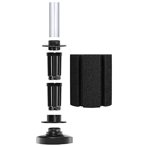 Image of AQUANEAT Aquarium Sponge Filter Breeding Fry Betta Shrimp Nano Fish Tank 4pcs (M Large up to 50Gal)