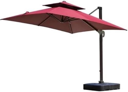 Rectangular Double Head Outdoor Umbrella
