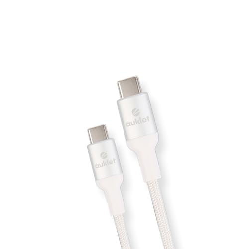Image of Type C to Type C Nylon braided Aluminium jacket,E-Mark Chip,1.2 meter,Superfast Charging 100 Watt,Data Sync Compatibility for Type C Laptops, iPhone 15,Samsung,Oneplus and others