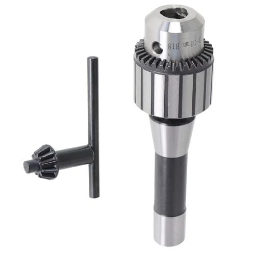 Image of New Super Heavy Duty Drill Chuck 5/8" Capacity With R8 Shank & Tightening Key R8