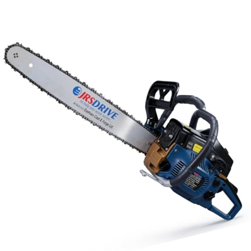 Image of EASTMAN EPCS-5822EN2 Gasoline Chain Saw - 58cc Engine, 560mm (22-Inch) Bar Length, 11000 RPM High-Speed Woodcutting Chainsaw for Professional & Home Use