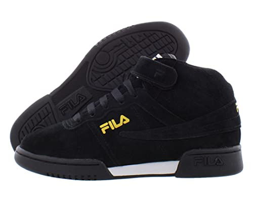 Fila F-13 Lineker Boys Shoes Size 4.5, Color: Black