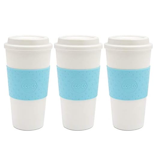 Copco Acadia Travel Mug, 16-Ounce, 3 Pack Bundle (Azure Blue)