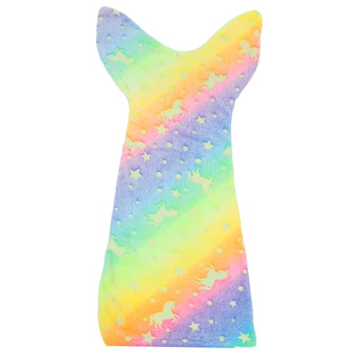 Saco de dormir de sirena de franela para evitar el frío nocturno infantil en casa 1