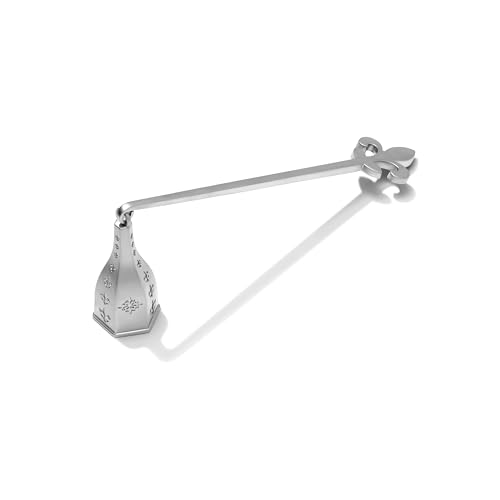 Candle Snuffer Pewter Finish with Fleur de Lis Design by Wickman