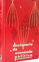 Diccionario de Economía Política Tomo I 8471891646 Book Cover